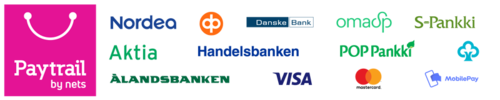 Maksa kätevästi omassa verkkopankissa tai luottokortilla. Maksa kätevästi omassa verkkopankissa tai luottokortilla.